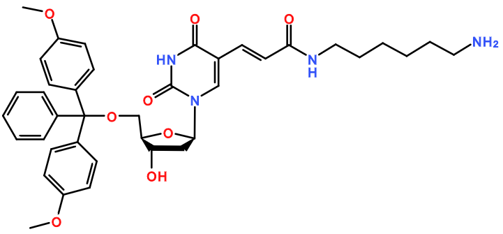 (图片) MC011758 5'-DMT-5-[N-(6-Aminohexyl)-3-E-acrylamido]-2'-dU